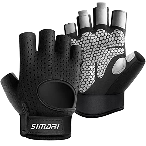 SIMARI Workout Gloves Men Women Weight Lifting Gym Exercise Cycling Full Palm Protection Breathable Gloves