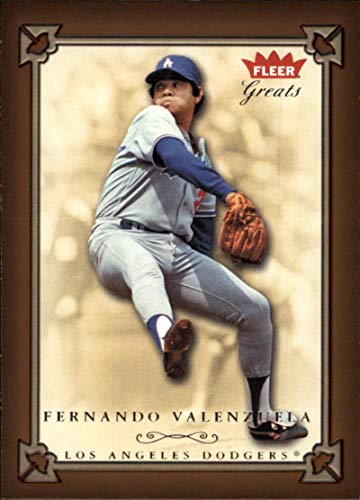 Fernando Valenzuela 2004 Fleer Greats of the Game #112 Los Angeles Dodgers