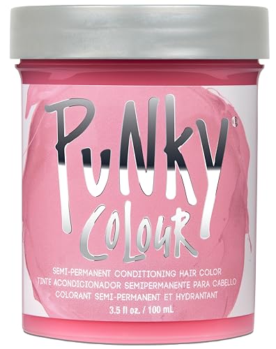 Punky Cotton Candy Semi Permanent Conditioning Hair Color, Vegan, PPD and Paraben Free, lasts up to 35 washes, 3.5oz