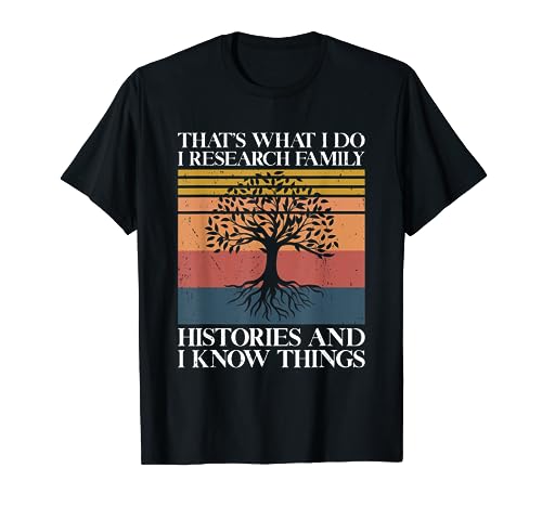 Genealogy Ancestry Dna Genealogist Family Tree Maker T-Shirt
