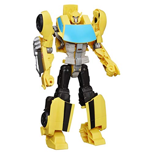 Transformers Toys Heroic Bumblebee Action Figure - Timeless Large-Scale Figure, Changes into Yellow Toy Car, 11' (Amazon Exclusive)
