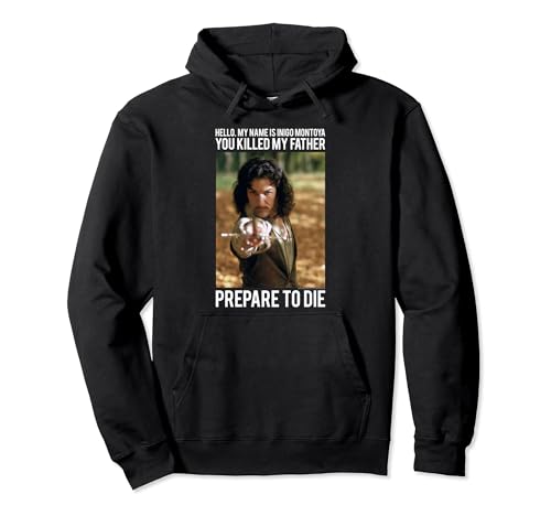 The Princess Bride Hello. My Name is Inigo Montoya Photo Pullover Hoodie