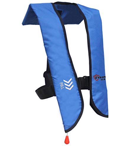 Eyson Inflatable Life Jacket Life Vest Basic Manual (709 Blue Manual)