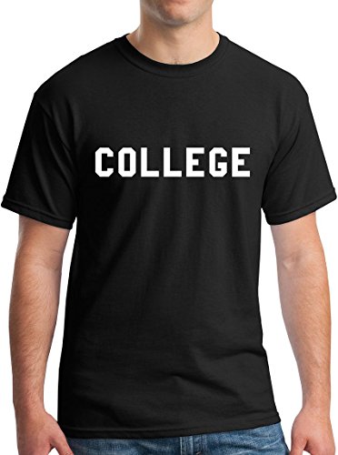 College T-Shirt Funny Belushi College Shirt Movie T-Shirts Black S