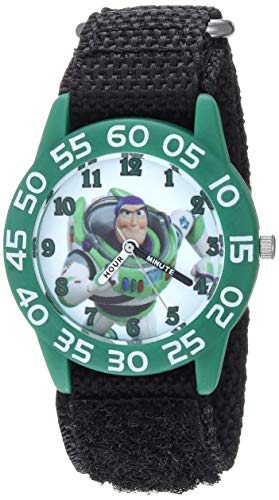 Disney Toy Story Kids' Plastic Time Teacher Analog Quartz Nylon Strap Watch