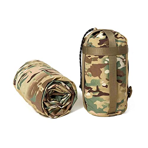 Akmax.cn Bivy Cover Sack for Military Army Modular Sleeping System, Waterproof Outer Shell for Sleeping Bag, Minimalist Stealth Shelter Multicam/Woodland/UCP/OCP