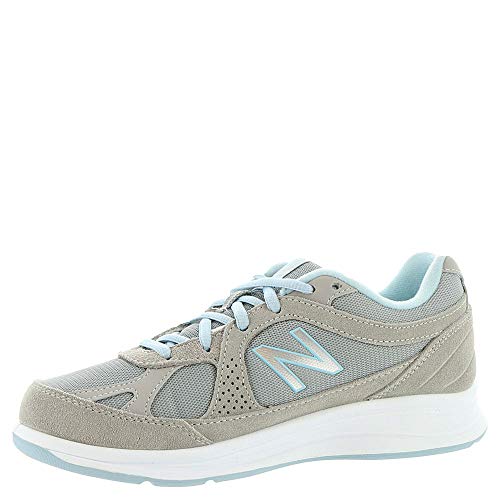 New Balance Women's 877 V1 Walking Shoe , Silver, 10.5