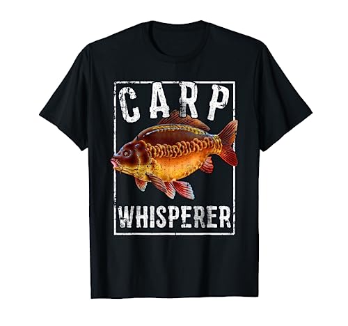 Carp Whisperer. gift for Carp fisherman T-Shirt