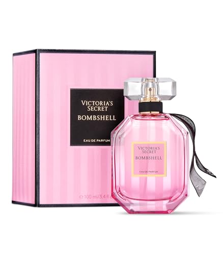 Victoria's Secret Bombshell Eau de Parfum, Women's Perfume, Notes of White Peony, Sage, Velvet Musk, Bombshell Collection (3.4 oz)