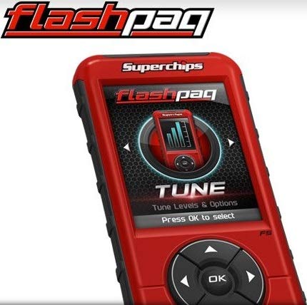 NEW SUPERCHIPS FLASHPAQ F5 IN-CAB TUNER,COMPATIBLE WITH 1998-2016 CORVETTE,F-150,MUSTANG,RAM 1500