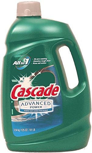 Cascade Advanced Power dishwasher detergent gel 125 oz Plastic Bottle