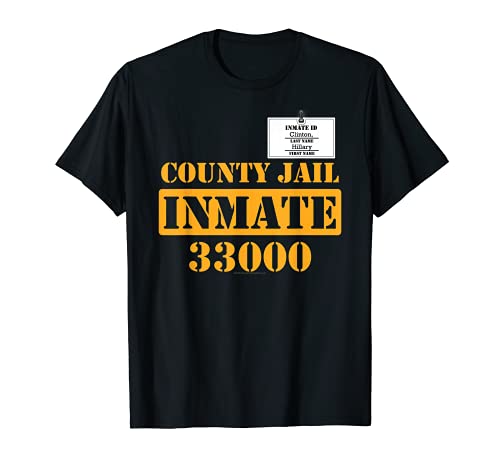 Funny Hillary for Prison Inmate Halloween Costume T-Shirt