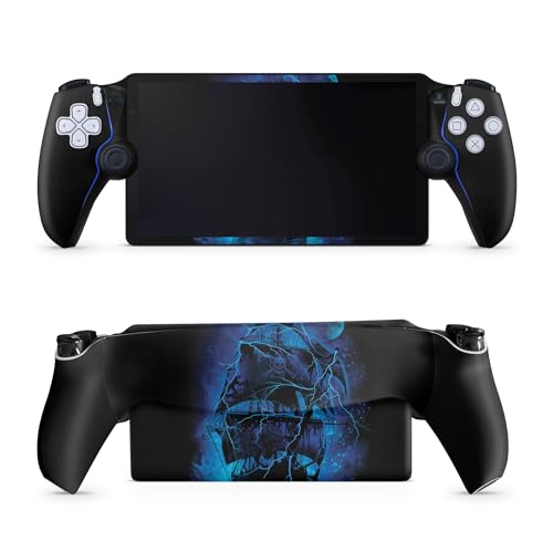 Gaming Skin Compatible with PS5 Portal Remote Player - Pirate Storm - Premium 3M Vinyl Protective Wrap Decal Cover - Easy to Apply | Crafted in The USA by MightySkins
