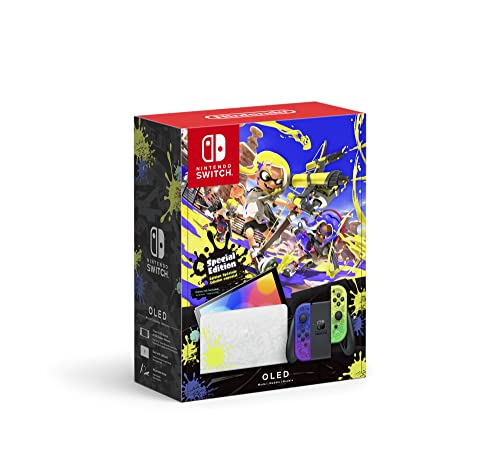 Nintendo Switch – OLED Model Splatoon 3 Special Edition (Renewed)