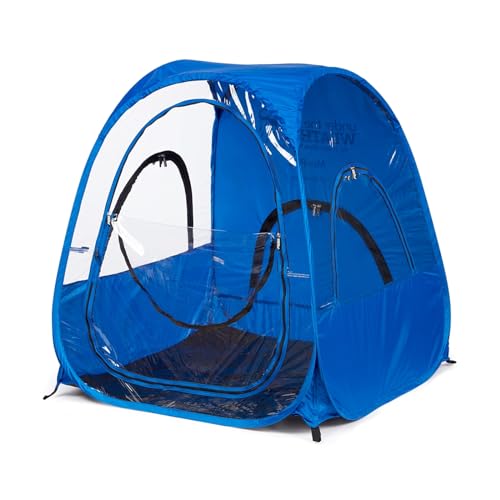 The Original – WeatherPod Deluxe Mini Pod – Pop-up Tent for Kids, Pets – Patented Weather Pod – Highly Water, Wind & Weather Resistant – Full Roof for Extra Shade – Lightweight, Easy Open & Close