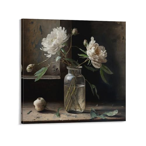 Andrew Wyeth Prints Paintings Decaying Peonies by Andrew Wyeth Poster Artworks Picture Print Poster Wall Art Painting Canvas Gift Decor Home Posters Decorative 12x12inch(30x30cm)