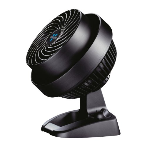 Vornado 530 Compact Whole Room Air Circulator | High Velocity Floor Fan with 3 Speeds for Cooling Airflow | Black