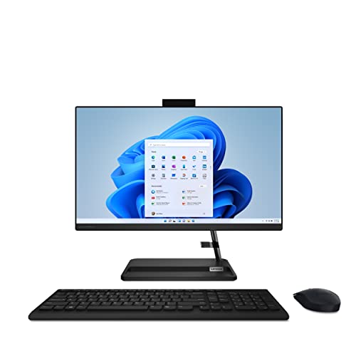 Lenovo IdeaCentre AIO 3i - 2022 - All-in-One Desktop - 22' FHD - HD Camera - Windows 11-8GB Memory - 256GB Storage - Intel Core i3-1220P - Mouse & Keyboard Included