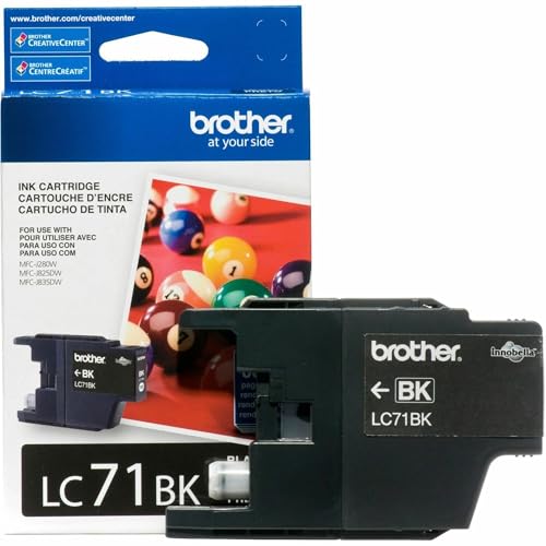 Brother Printer LC71BK Standard Yield Black Ink