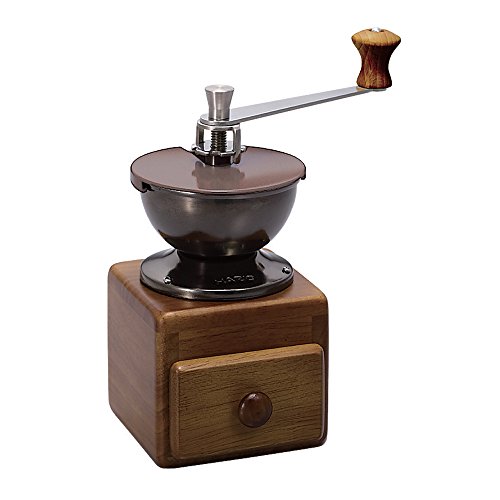 Hario Olivewood Manual Coffee Grinder, Brown