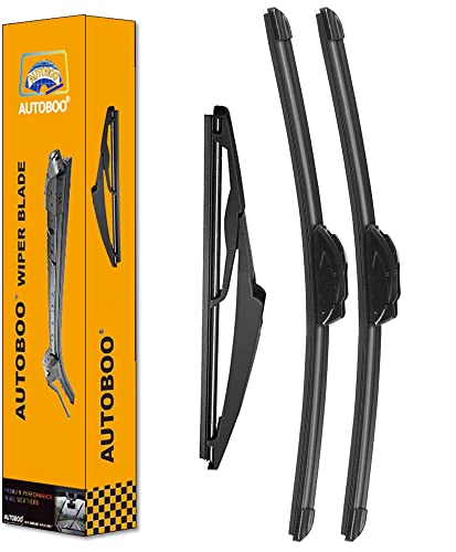 AUTOBOO 26'+16' Windshield Wipers with 12' Rear Wiper Blade Replacement for Toyota RAV4 2019 2020 2021 2022,Mazda 5 2015 2014 2013 2012 2011 2010-2006 -Original Factory Quality (Pack of 3)