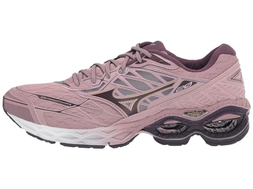 Mizuno Women's Wave Creation 20 Running Shoe, Woodrose - Plum Perfect, 8.5 US