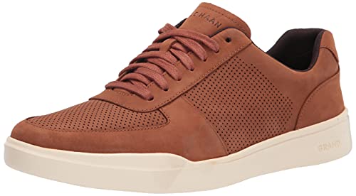 Cole Haan mens Grand Crosscourt Modern Perf Sneaker, British Tan, 11.5 US