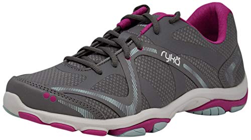 Ryka Women's Influence Frost Grey/Rose/Pale Aqua Training Shoe 9 M US