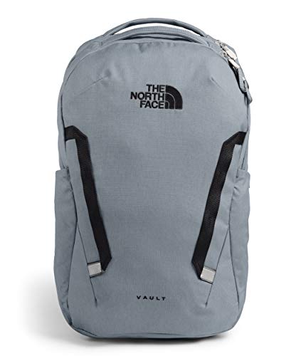 THE NORTH FACE Vault Everyday Laptop Backpack, Mid Grey Dark Heather/TNF Black, One Size