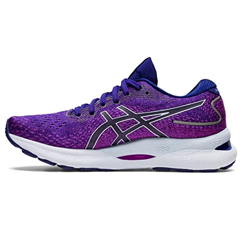 ASICS Women's Gel-Nimbus 24 Running Shoes, 7, Orchid/Soft Sky