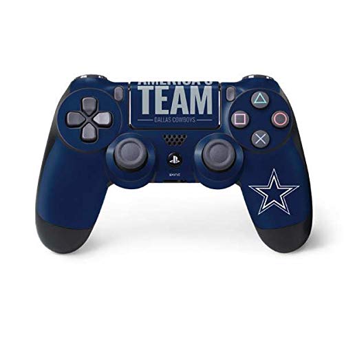 Skinit Decal Gaming Skin Compatible with PS4 Controller - Officially Licensed NFL Dallas Cowboys Team Motto Design
