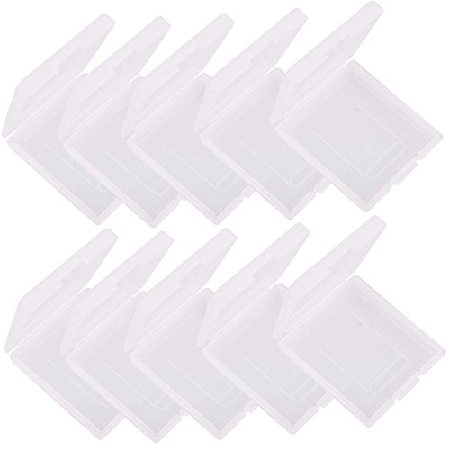 traderplus 10Pcs Clear Protective Game Cartridge Case Storage Box for Nintendo Gameboy Color GBC GB GBP