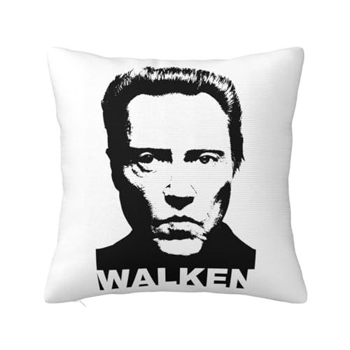 ADPAAR Christopher Walken Pillow Cases Throw Pillow Cover Decorative Square Cushion for Sofa Bed Couch Home Decor 20'X20'