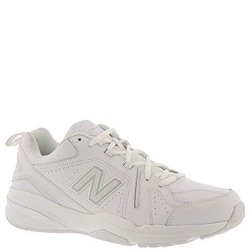 New Balance Men's 608 V5 Casual Comfort Cross Trainer, White/White, 10.5 X-Wide