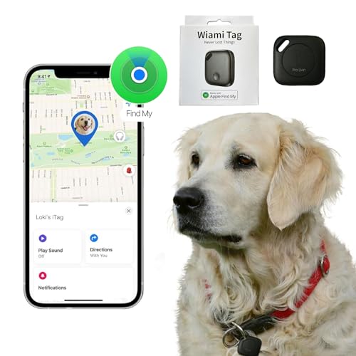 PL Pro Livin Pet Tracker Tag: GPS & Fitness for Dogs & Cats - Dog Tracker, GPS Pet Tracker No Subscription, Dog Collar Light - Find My App Compatible
