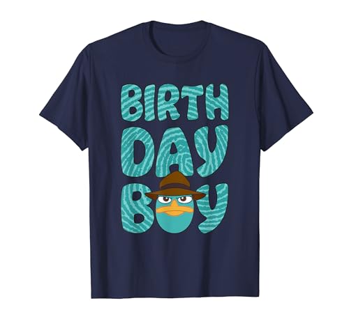 Disney Phineas And Ferb Birthday Boy Perry Big Face Portrait T-Shirt