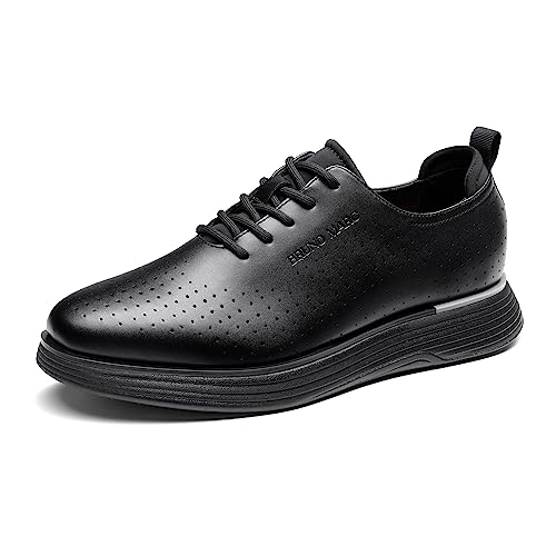 Bruno Marc Men's VersaEase III Fashion Dress Sneakers Oxfords Classic Casual Shoes 2.0,Size 11,Black,SBOX2318M