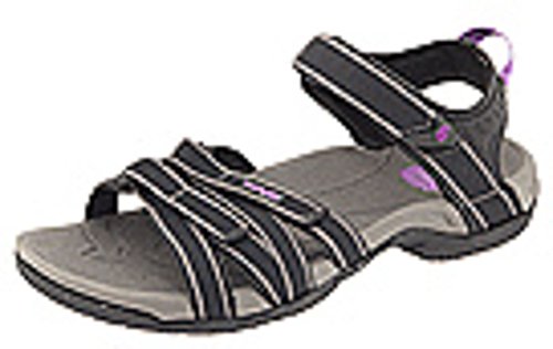Teva Women's Tirra Sandal,Black/Grey,7.5 M US