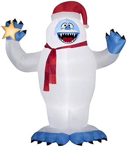 Gemmy Christmas Inflatable Colossal 12ft Bumble with Star Rudolph The Red Nosed Reindeer Character