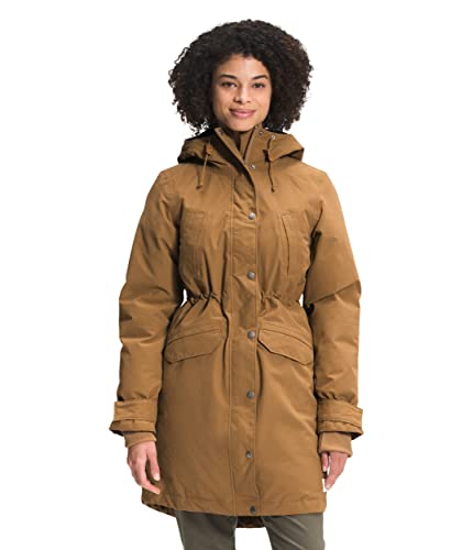 THE NORTH FACE Women's Snow Down Parka, Utility Brown, X-Large