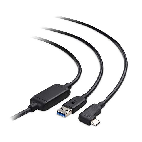 Cable Matters Unidirectional Active USB C Cable 24.6 ft for Oculus Quest 2 Headset (USB-A to USB-C Active Cable Compatible with Oculus Link Cable Feature) in Black – 7.5 Meters / 24.6 Feet
