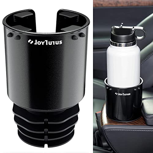 JOYTUTUS Large Stable Cup Holder Expander for YETI, Hydro Flask, Nalgene, Hold 18-40 oz Bottles and Mugs, Car Cup Holder Adapter Fit Most Cup Holder