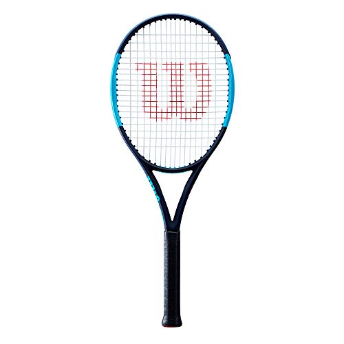 Wilson Ultra 100 V2 Adult Performance Tennis Racket - Grip Size 4 - 4 1/2', BLUE/NAVY