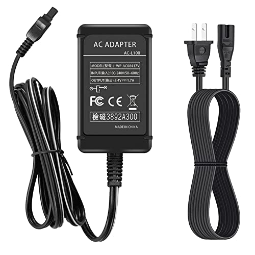 Gonine AC-L100 Charger for Sony Hi8 Handycam Camcorder CCD-TRV108 CCD-TRV308 CCD-TRV118 CCD-TRV128 CCD-TRV138 Cameras Power Adapter Replacement for AC-L15 AC-L10 AC-15A AC-L10A