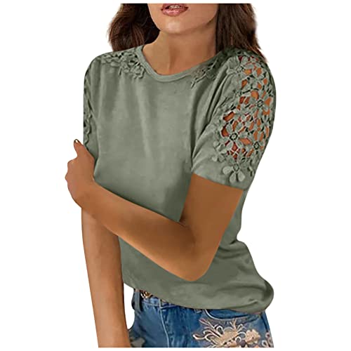 Resort Wear Casual Blouse for Women Easter Day St. Patrick's Day Independence Day 2023 Womens Valentines Day Tops Short Sleeve Shirts for Women Loose Fit Women Black Ahirts Tea Shirts Women