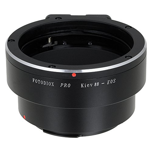 Fotodiox Pro Lens Mount Adapter - Kiev 88 Lens to Canon EOS (EF, EF-S) Camera System (Such as 7D, 60D, 5D Mark III and More)