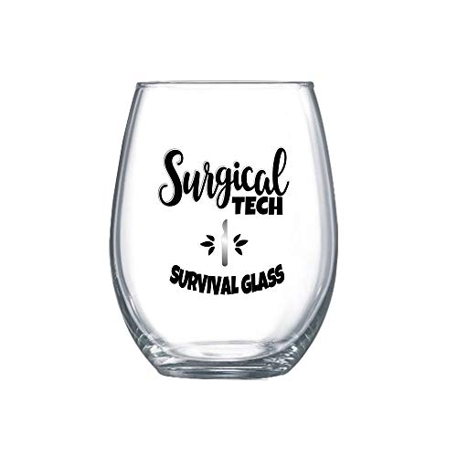 Surgical Tech Student Gifts for Women Surgical Technologist gifts at School Acceptance Wine Glass her 0245