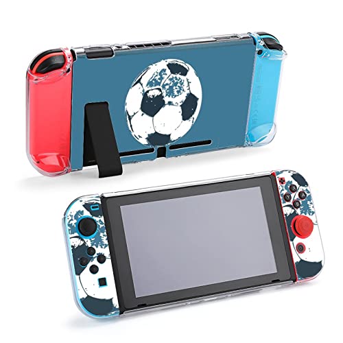 Soccer Ball Art Style Protective Case Cover for Nintendo Switch Shock-Absorption Anti-Scratch Design