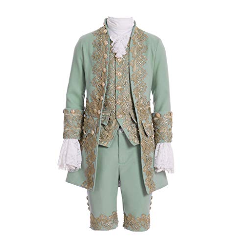 1791's lady Men's Victorian Fancy Outfit 18th Century Regency Tailcoat Vest Halloween Costume