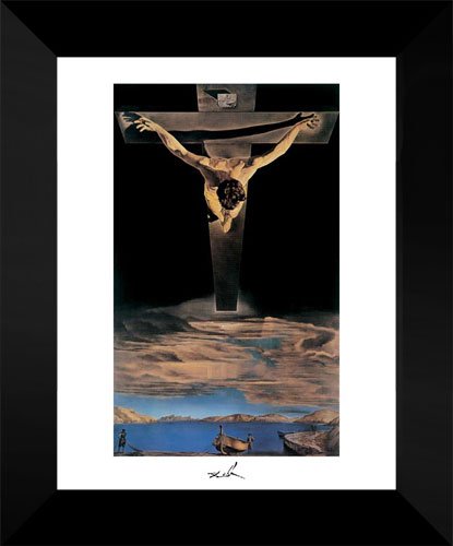 Christ Of St. John Of The Cross 15x18 Framed Art Print by Salvador Dali